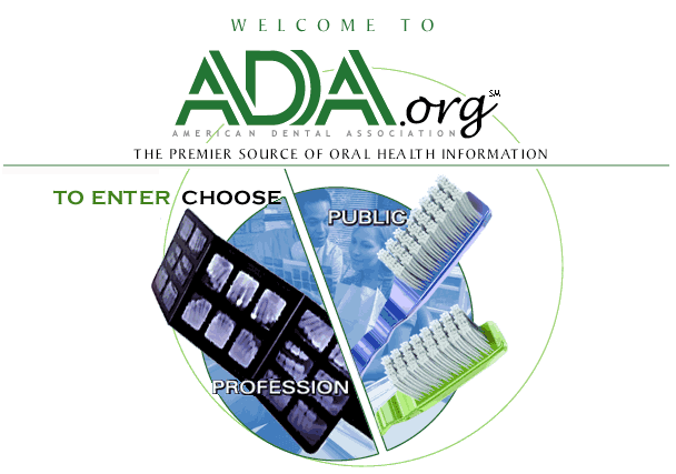 Link to the American Dental Association Home Page